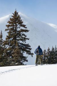 Homestake Peak on the approach to 10th Mountain Hut.