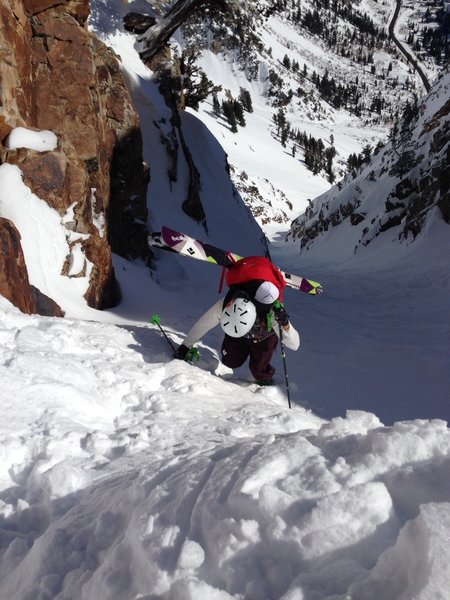 Josh punching it to the top of Suicide Chute