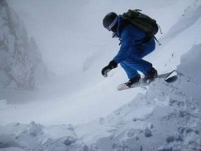 JS enroute to a marshmallow landing - Once is Enough. Late March 2009. P. Tristan Greszko