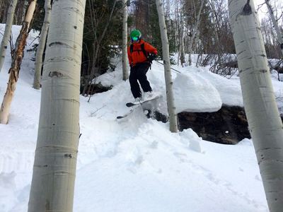 There are a lot of these fun little drops, but don't let them sneak up on too fast!