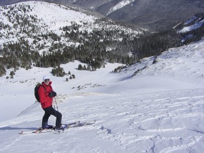 Looking northeast towards Tea Cup Bowl and highway 40 - on the north side of Berthoud Pass.