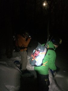 Gertrude's Nose Switchback Descent after work.