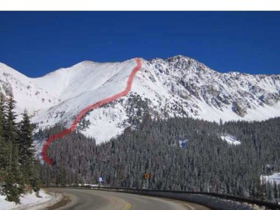 Ascent route for Lenawee