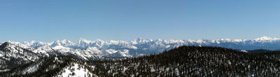 Glacier National Park as seen from the Summit House.