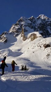 Ascending to Mount Joffre