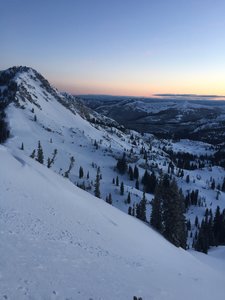 Looking North, down the ridgeline from Rocky Point to Mnt Tuscarora.