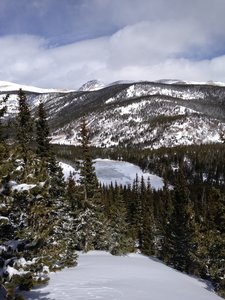 Looking down at Lost Lake