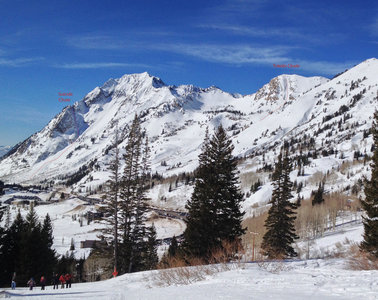 Toledo Chute from Alta Ski Area