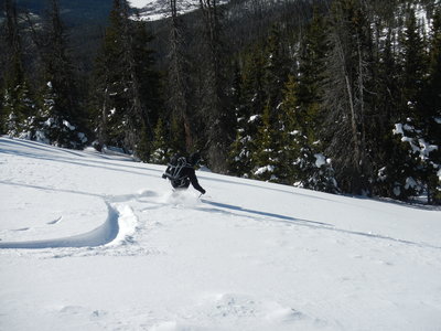 Great early season pow turns.
