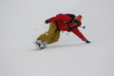 Laying it out on Rainier.
