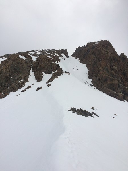 View of the upper Col. from the saddle