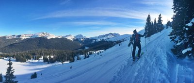Looking south to the Rawah Mountains.
