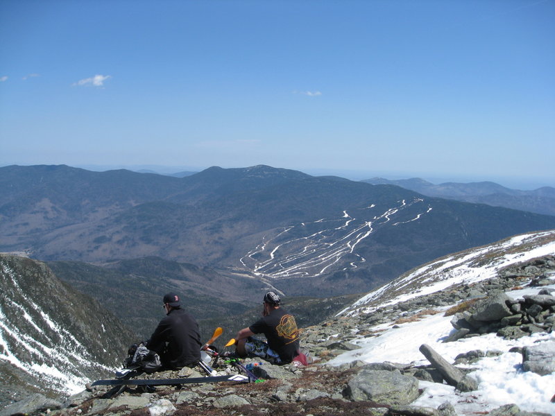The view from the top of Left Gully, with Wildcat in the background.
