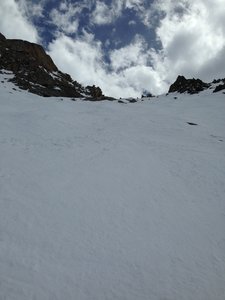 Looking up North Pole from about halfway down.