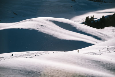 Beginning of Snodgrass ascent.