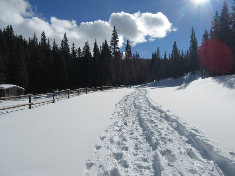 The boot pack can be well established near the summer trailhead for Crags/Devil's Playground.