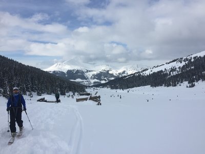 Another great view awaits looking back towards Jacque Peak.