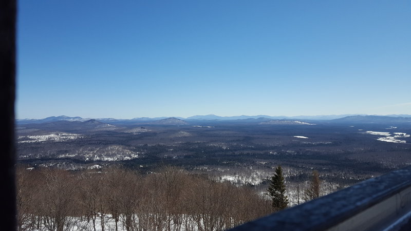 View of the High Peaks Region from the fire tower.