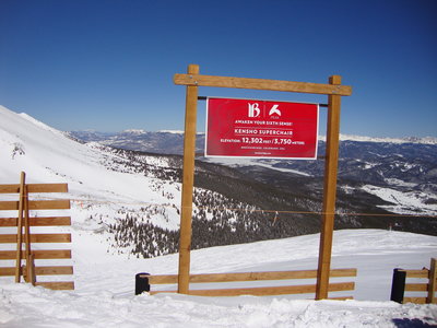 Breckenridge, CO at the Kensho Superchair.
