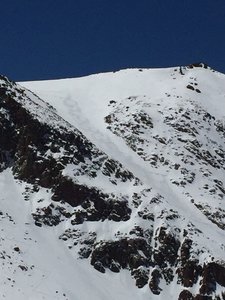 First tracks and photos are all that's left from an epic spring skiing day. 5/4/17