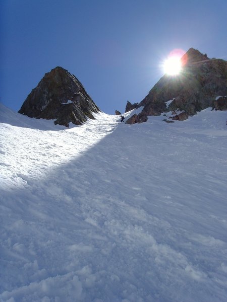 Breakfast Couloir makes a great ski!
