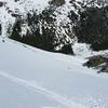 Things open up lower down the Emperor Couloir. Enjoy!