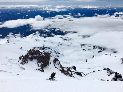 Dropping into the top of the Fuhrer Finger.