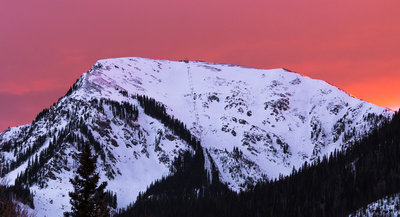 Kachina Peak during a Spring sunset