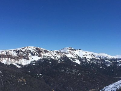 View from the summit of the south diamond.