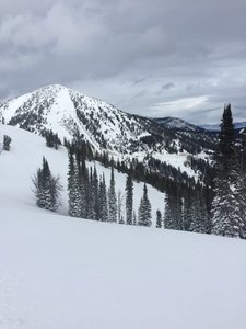 Looking north at Glory above the Pass.