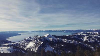 Lake Tahoe from Relay Peak.