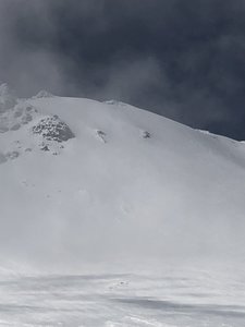 Wy’east face, looking up from the top of superbowl