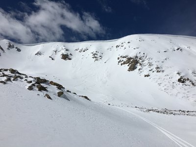Half Dome Bowl, from below.
