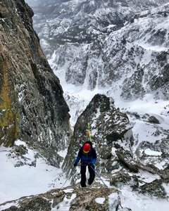 The first rappel in Smoke and Dragons