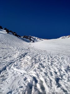 The last big climb before Helen Lake