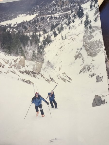 Tyler and Brittany on the way up