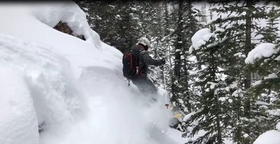 KG up on the Flora Creek Shoulder