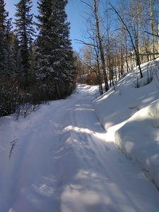 FR 810, often packed by snow machine