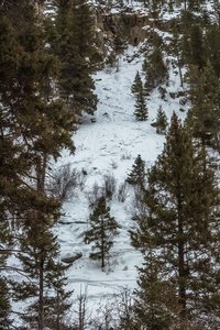Sluffer Chute after living up to it's name on a springlike February day