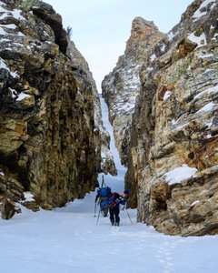 Like skiing down a hallway