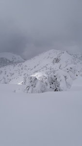 Looking towards Rose Knob i.e. Tahoe Rim Trail from the summit of Incline Peak