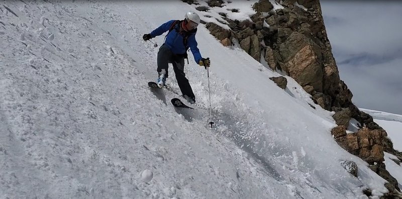 Mt Russell N Chute middle variation April 20th 2019, Berthoud Pass