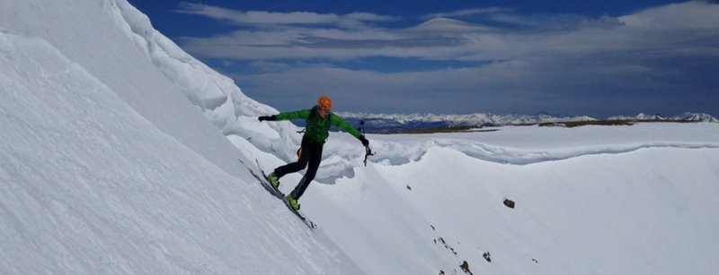 Carl Pluim on the Noname drop April 20th, 2019, Berthoud Pass, Oatmeal Bowl