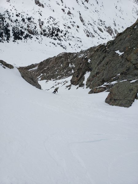 Skiing the second constriction