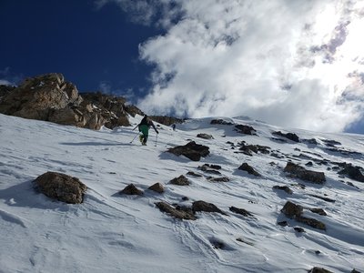 Ascending Mt Buckskin
