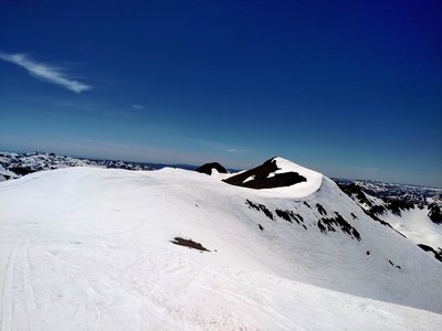 Top of the Leavitt Peak bowl.