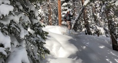 Typical terrain on Morning Glory.