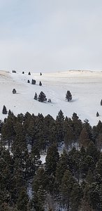 A view of the Big Drift from the parking lot.
