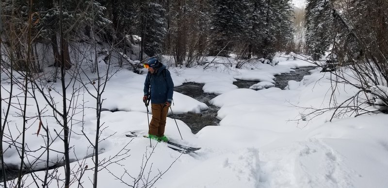 Castle Creek crossing was no issue for us on Jan 18th 2020