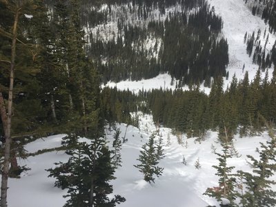 3/4 of the way down Cadillac